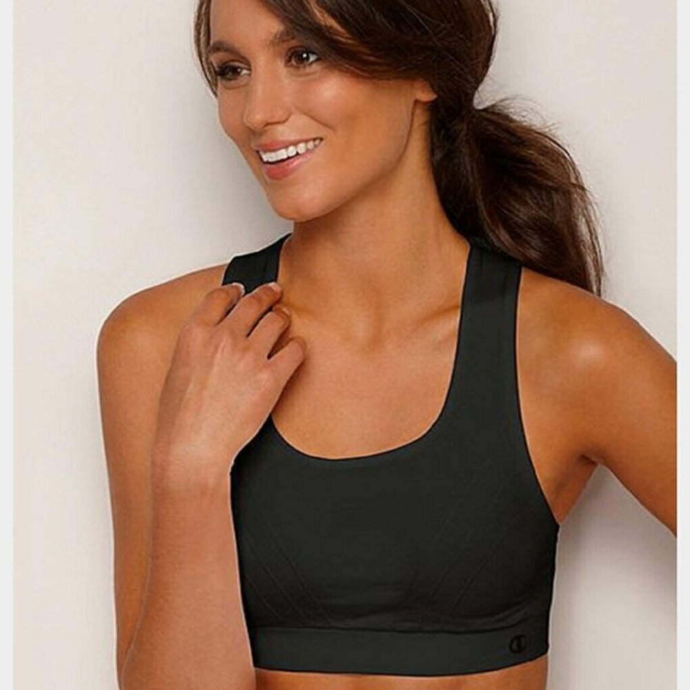 Champion Black Jogbra Performance Sports Bra XL